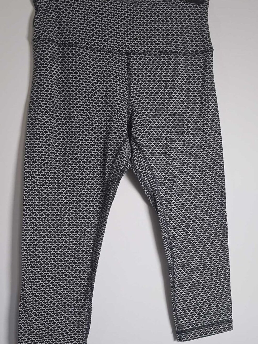 lululemon athletica Black & White Textured Leggings